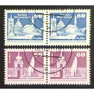 [CTO-031] 1974 New Daily Stamps, DDR CTO,  Full set , B/4 with Clear & Full Cancellation (used) stam