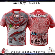 Native version of st. George's team sport football clothes short-sleeved st. George Drago rugby jersey