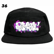 5-panel hat surfing hat/ 5-panel men's hat/ 5-panel distro hat/ 5-panel DTF hat/