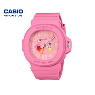 Casio Baby-G Playful Heart Series BGA-10-4A Pink Resin Band Women Sport Watch