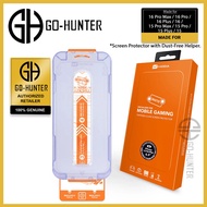 16 / 15 [ Pro Max / Pro / Plus ] Hoda Tempered Glass Screen Protector  ( Dust Free Helper Included )