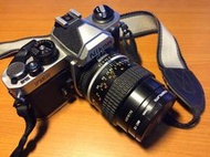 Nikon FM2單眼相機+55mm定焦鏡頭+濾鏡
