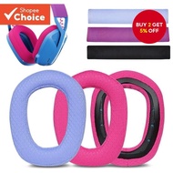 Replacement Fabric Memory Foam Earpads Ear Pad Cushion For Logitech G435 Lightspeed and Bluetooth Wi