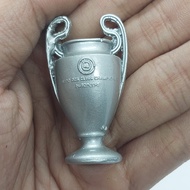 Piala trophy miniatur sepakbola ucl liga champion tinggi 4 cm