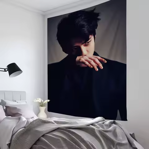 1pc Kpop Exo Oh Se Hun Sehun Tapestry Room Decor Wall Cloth Party Hanging Background Room Decor Baby