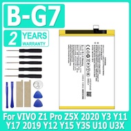 Brand-New 5000mAh B-G7 Battery For VIVO Z1 Pro Z5X 2020 Y3 Y11 Y17 2019 Y12 Y15 Y3S U10 U3X Phone Ba