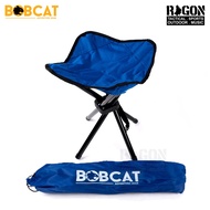 Bobcat Compact Portable Folding Outdoor 4-Leg Chair with Drawstring Carry Bag