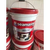 Seamaster Wall-Tex (18 Liter White) Arcylic Emulsion Paint Wall Paint White Cat Dinding Dalam Cat Dalam Rumah Putih