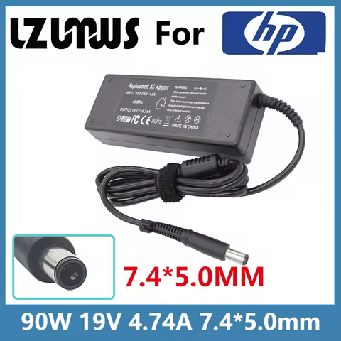 19V 4.74A 90W 7.4*5.0MM AC Laptop Adapter Power Supply For HP Pavilion DV3 DV4 DV5 DV6 6535S 6570B 6