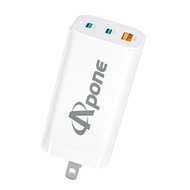 【Apone】65W GaN 氮化鎵 PD ＆ QC 3孔 快充 充電器