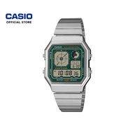 Casio Vintage A130WE-3A Silver Stainless Steel Band Men / Women Watch