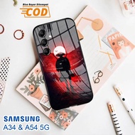 Softcase Glass Kaca SAMSUNG A34 & SAMSUNG A54 (5G) - Case Handphone SAMSUNG A34 & SAMSUNG A54 (5G) [