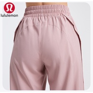 Lululemon Sports Pants Women's Loose Fit Fitness Pants Yoga Pants Dance High Waist Strap Foot Quick Dry Large Running Yoga Fitness Pants Lulu Yoga Suit Factory Special