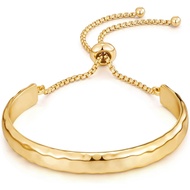 14K Gold Bracelet Ladies Adjustable Slider Bracelet Bracelet Bracelet Ladies Gold Chain Bracelet