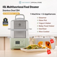Buydeem Multifunctional Food Steamer(Able to Steam/Stew/Defrost)