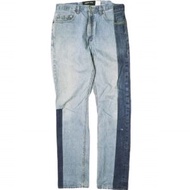 二手 LIBERAL ARTS 日本製 DOCKING DENIM LEVI'S Remake Docking Denim Pants LA-RE-04 3 Indigo Zip Fly Jeans.