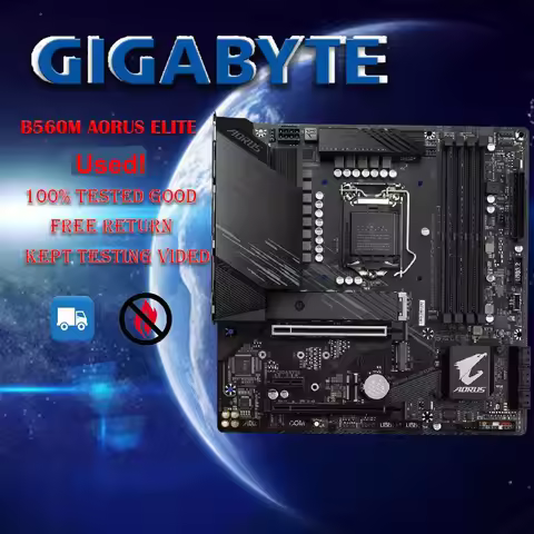 Gigabyte B560M AORUS ELITE Motherboards LGA 1200 DDR4 128GB M-ATX B560 Desktop Mainboard M.2 SATA II