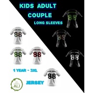 [Custom Name Number Jersey] Microfiber jersey Number high definition print 7XL