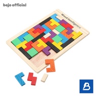 Tetris Wooden Intelligence Tangram Puzzle Toy