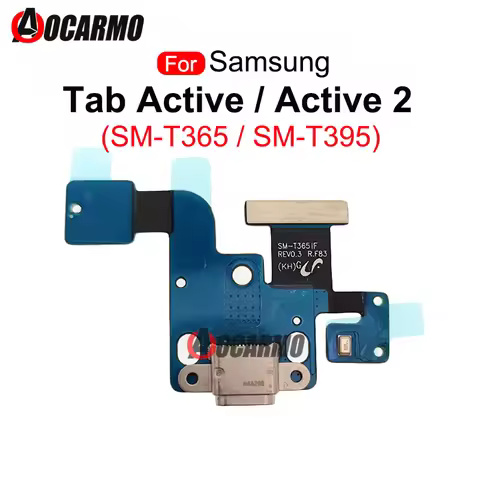 For Samsung Galaxy Tab Active 2 Active2 SM-T395 T365 USB Charging Port Charger Dock With Mic Flex Ca