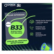 ONEXOX BLACK POSTPAID B33 130GB XOX 5G HIGHSPEED UNLIMITED DATA