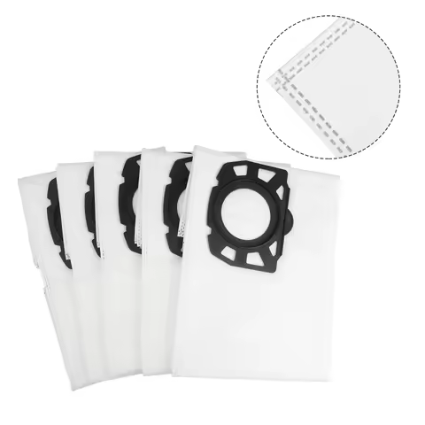 5pcs Dust Bags Replacement For Karcher 2.863-314.0 KFI 357 KA 40 WD2 Plus WD3 WD3s SE4001 SE4002Robo