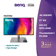 BenQ PD2725U 27นิ้ว 4K 100% sRGB Thunderbolt 3 Mac-Ready Designer Monitor (จอคอมงานกราฟฟิค จอมอนิเตอ
