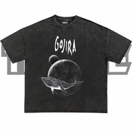 GOJIRA FLYING WHALES Washed Oversize T-Shirt | Gojira Aesthetic T-shirt | MEN'S AND WOMEN'S TOPS | U