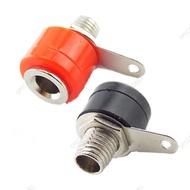 Binding Post Female Socket Jack 2-PCS/1-PAIR RED+BLACK Banana Plug Connector  SG8B1