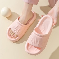 Low Heel (Less than 3cm) Rubber Slippers Flat PU