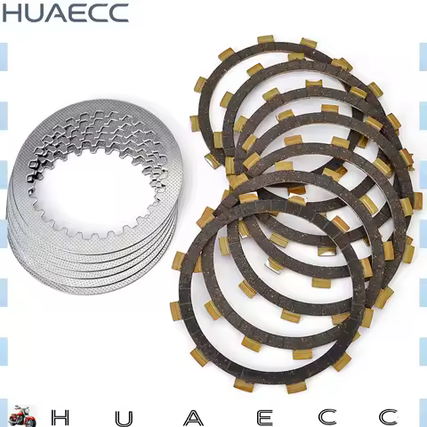 Clutch Friction Steel Plates Disc for Yamaha TT350A TT350 XT350 BW350 Big Wheel 5Y11633101 4H7163250