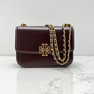 hot sale authentic tory burch bags women   Tory Burch Britten Series Patent leather Sewing Chain Bag Single Shoulder bag Crossbody bag tory burch offi