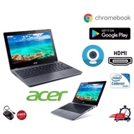 Acer C740 Chromebook 11.6 Inch 4GB 16GB SSD Playstore and download all apps 4k display