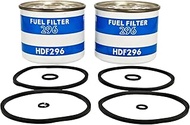 XYZIL 2X Fuel Filter 26560017 Compatible with Perkins Compatible with Donaldson P556245 BF825 FF167 