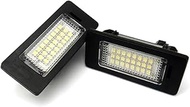 QASULER 2x LED Licence Number Plate Light White Canbus, for E82 E88 F22 F45 E90 E92 M3 F30 F32 E39 E
