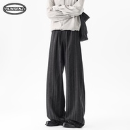 M‑5XL Fashion Loose Straight‑Leg Jeans For Men Plus Size Baggy Denim Trousers