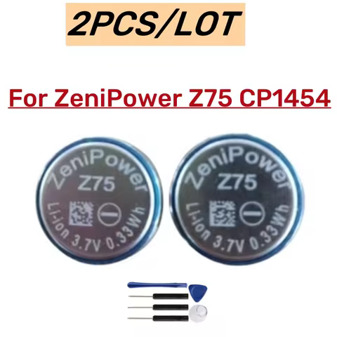 2PCS/Lot Z75 89mAh 1454 Headset Battery for Anker SoundCore Liberty 3 Pro Earphone Rechargeable Repl