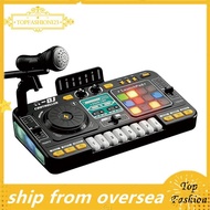 [TopFashion] Musical Toy Electronic DJ Mixer Controller Kids' DJ Board with LED Lights Sound Effects