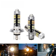 1pcs H4 BA20D H6 P15D LED Motorcycle Headlight LED Lens Projector Light White Yellow Hi Lo Beam Moto