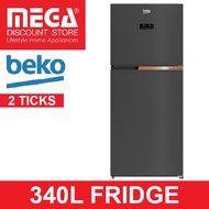 BEKO RDNT371E50VZK 340L 2-DOOR FRIDGE (2 TICKS)