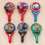 60*30cm DC Marvel Superhero Spiderman Ironman Hulk Held Magic Stick Birthday Aluminum Balloon Toy Party Hand Balloon