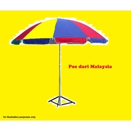 Kanopi Payung Segi Bulat Pasar Malam Pekan Sehari Sari Canopy Hawker Umbrella Burger Durian Event Camping Pancing Niaga