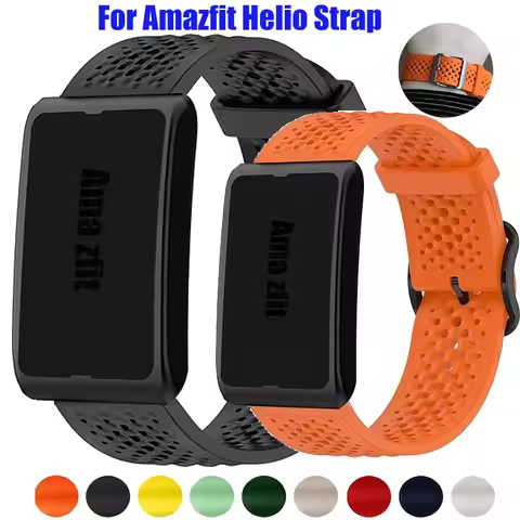 22mm Breathable Sport Silicone Band For Amazfit Helio Strap Wristband For Amazfit Helio Replacement 