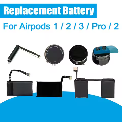 Replacement Battery for AirPods 1 2 3 Pro Pro1 Pro2 AirPods3 A2565 A2564 A2083 A2084 A2190 Wireless 