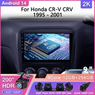 Android 14 WIFI For Honda CR-V CRV 1995 - 2001 Car Radio Multimedia Video Player Navigation stereo G