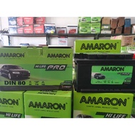 ［Ready Stock] Amaron Hi-Life Pro Din80 Battery