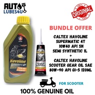 Caltex Havoline Supermatic 4T 10w40 Semi Syn 1L - Caltex Scooter Engine Oil