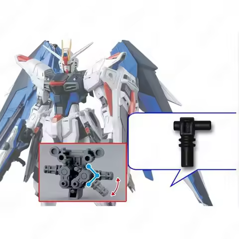 for MG 1/100 Freedom ver 2.0 Justice Providence 2 Pieces J4 Metal Replacement Joint Parts Set SEED Z