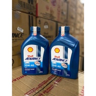 Shell Advance AX7 10w40 0.8L oil for Original manual motorbikes