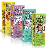 🟧660好評🟧點讀版 Brain Quest 美國學前全科訓練四盒 大腦任務智力